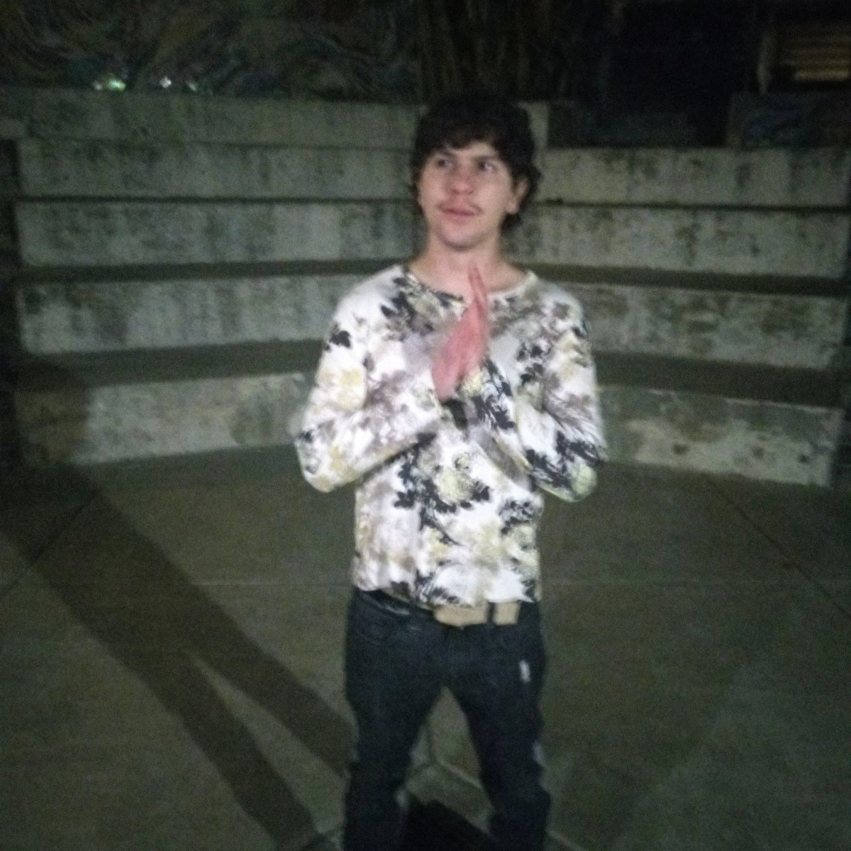 Painted Rose Floral Fitted Long Sleeve by W/Love, photo 4