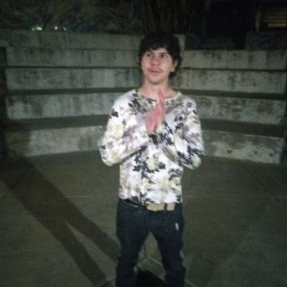 Painted Rose Floral Fitted Long Sleeve by W/Love, photo 4