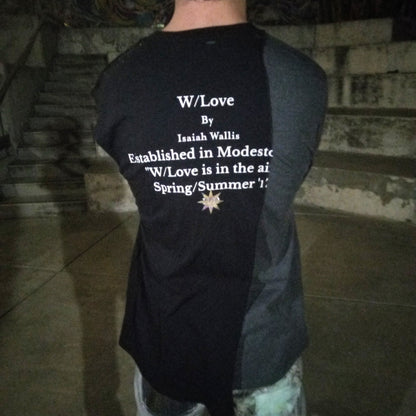 Layered Split Reconstructed Long Sleeve Tee by W/Love, photo 9
