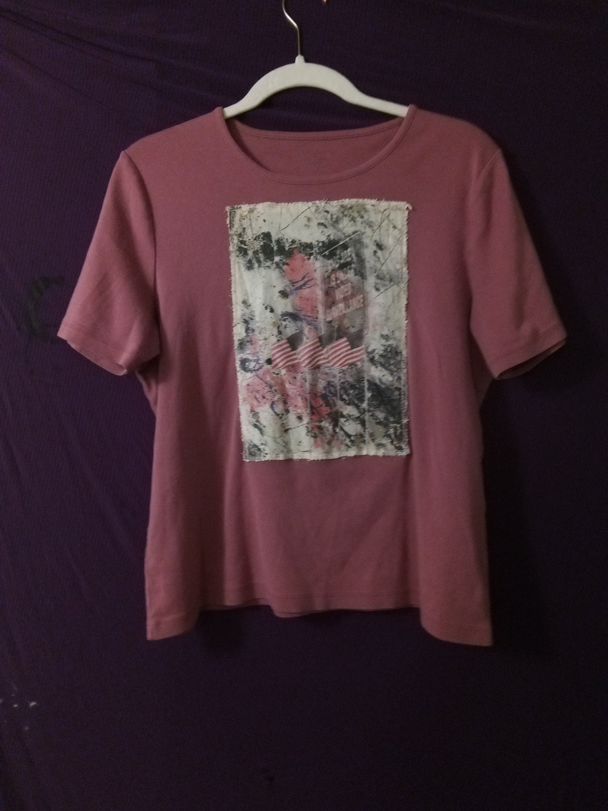 Surveillance State Graphic Patch Tee by W/Love