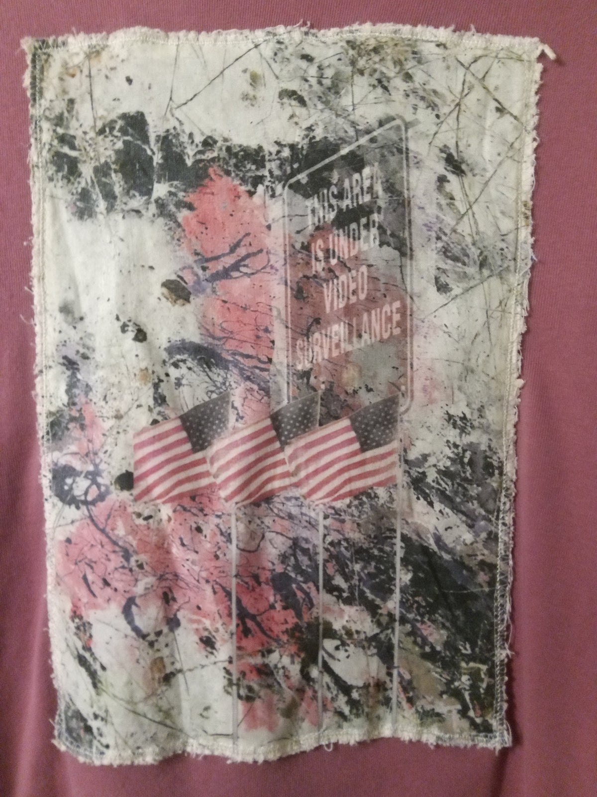 Surveillance State Graphic Patch Tee by W/Love, photo 2