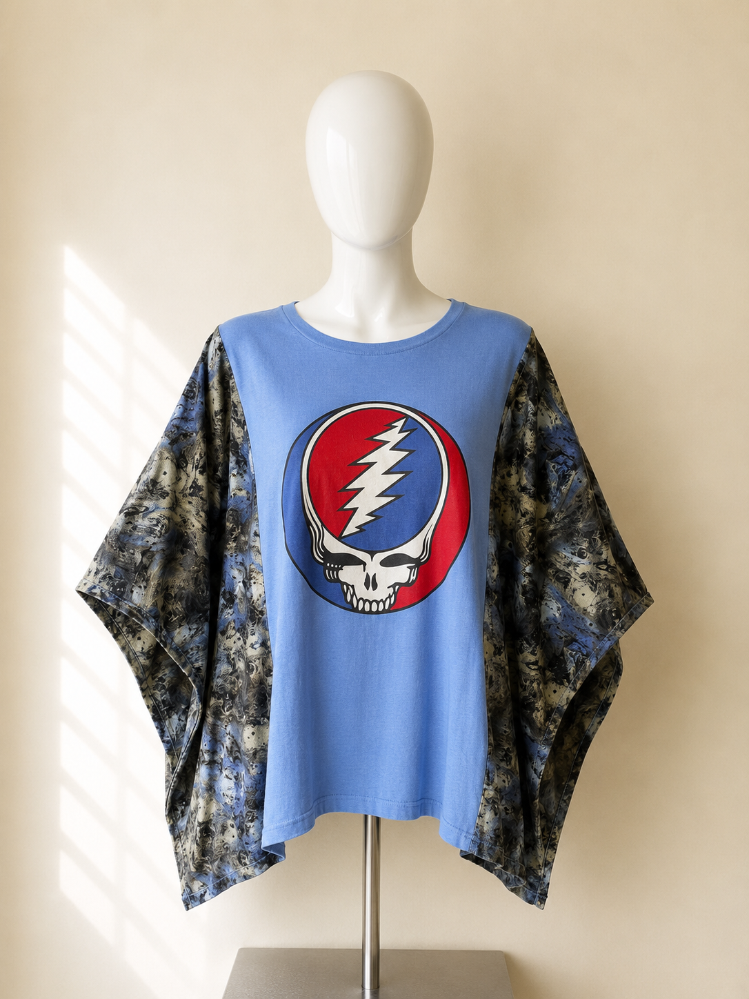 Grateful Dead Handmade Boho Poncho Top