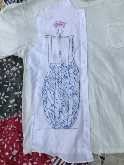 Before Our Date Button Up Panel Tee by W/Love, photo 2