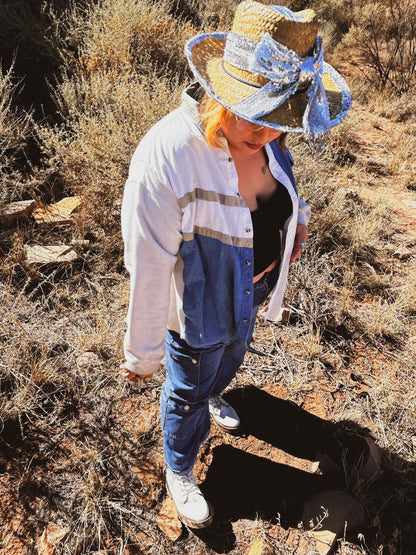 Western Patchwork Flannel – Handmade & One of a Kind