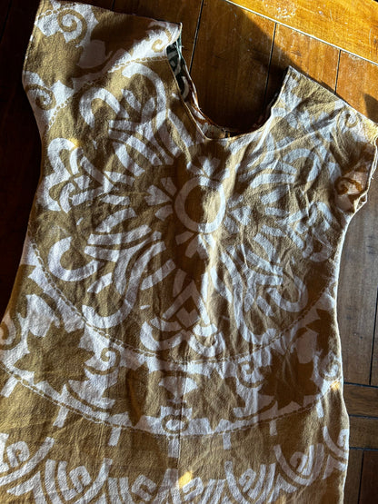 Handmade Bohemian Tapestry Maxi Dress with Pockets