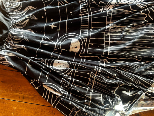 Mystic Moon Boho Skirt – Handmade & One of a Kind