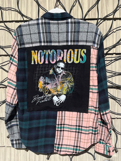 Notorious B.I.G. Flannel Shirt