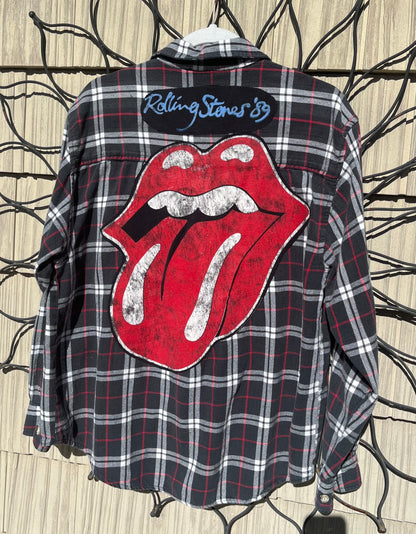 Rolling Stones Flannel Shirt