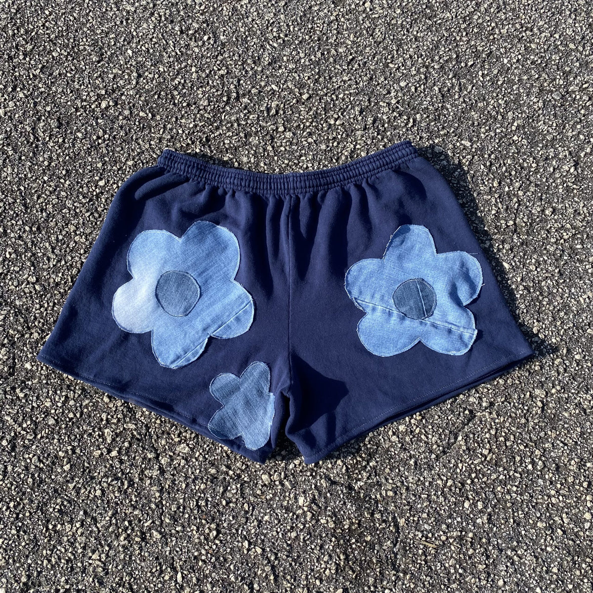 Reworked flower shorts