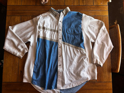 Western Patchwork Flannel – Handmade & One of a Kind