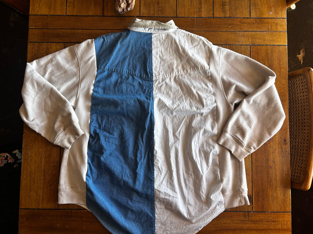Western Patchwork Flannel – Handmade & One of a Kind