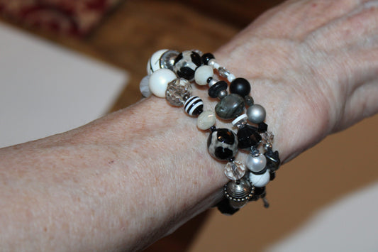 bracelet shown on a wrist