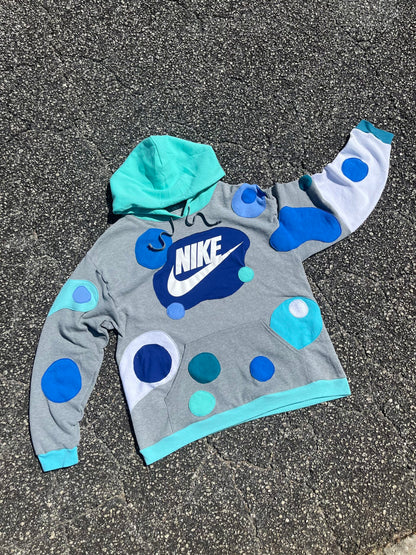 Reworked Nike hoodie