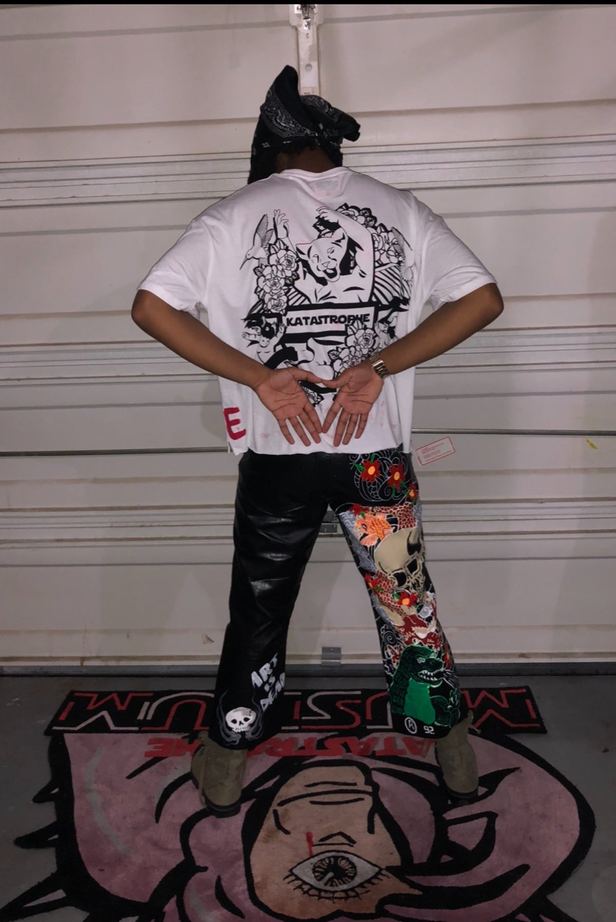 Ez Ryder cropped biker pants