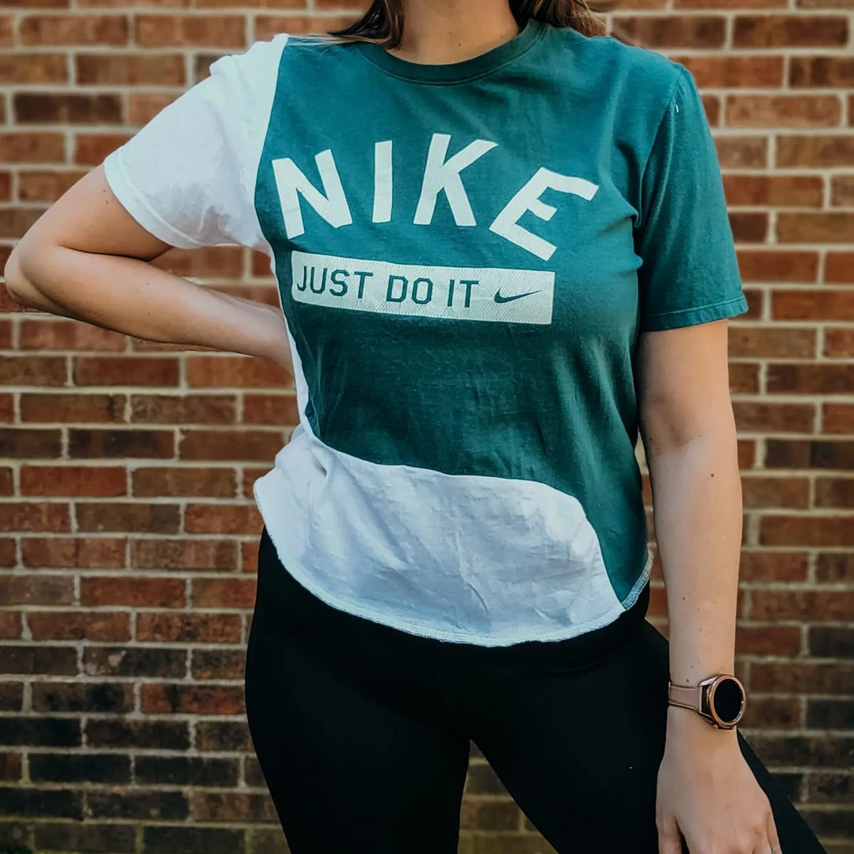 Nike split colorblock t-shirt