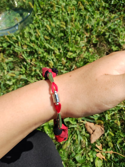 Deadpool Braided Bracelet