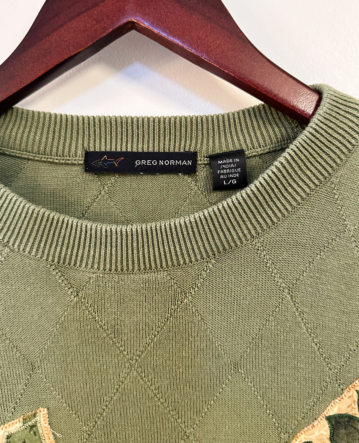 Reworked Quilted Pumpkin Sweater