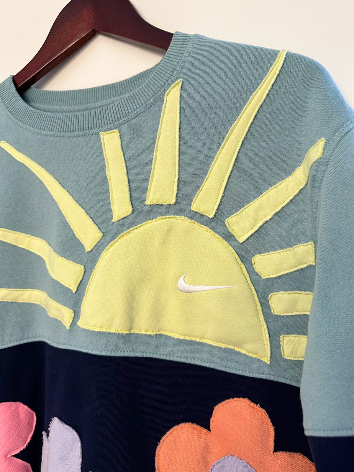 Reworked Flower & Sunshine Nike Crewneck