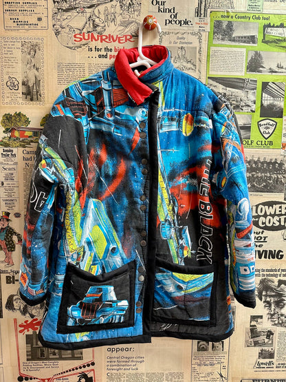 A coat on a swinger.