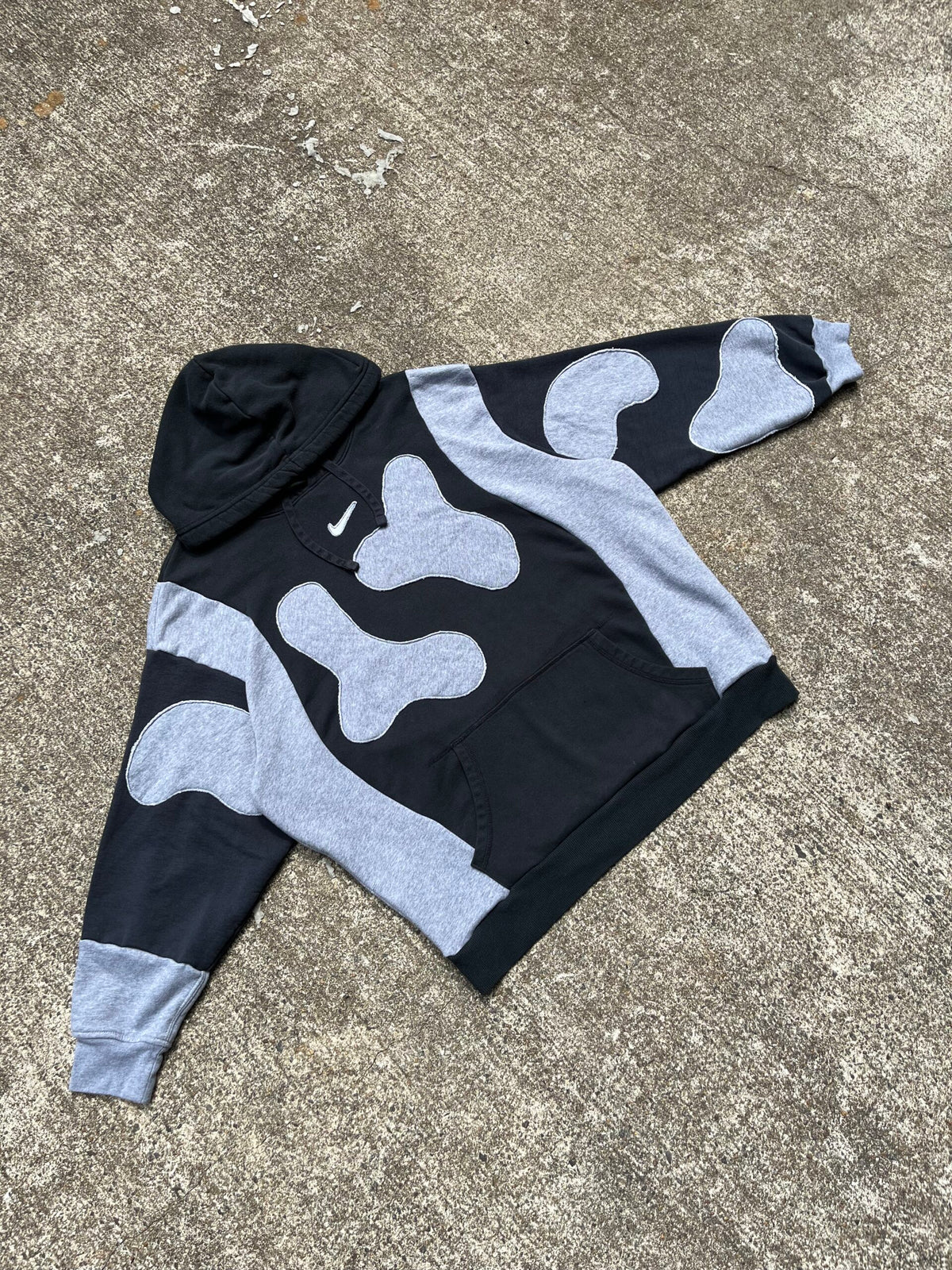 Reworked Nike hoodie