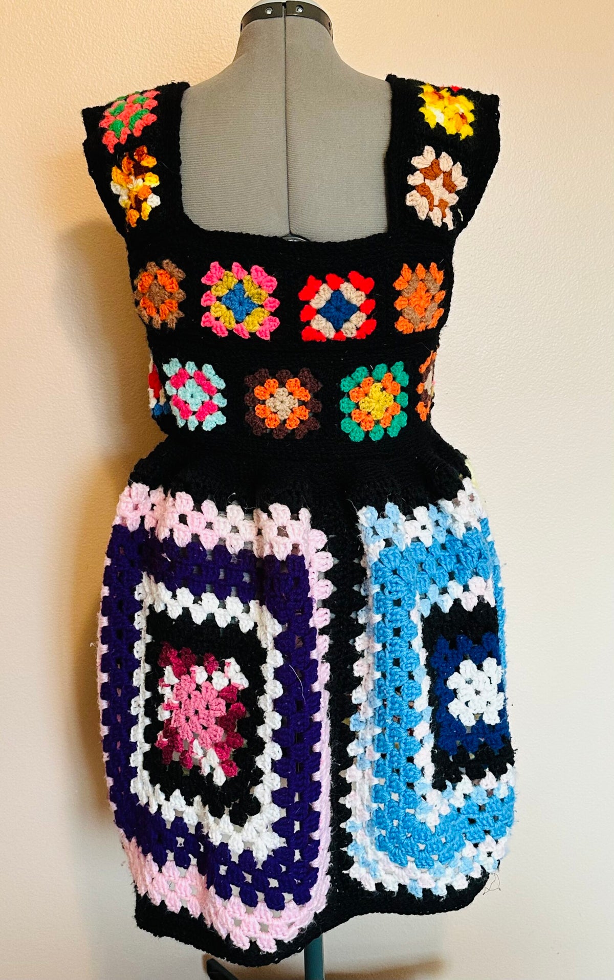 A dress on a mannequin.