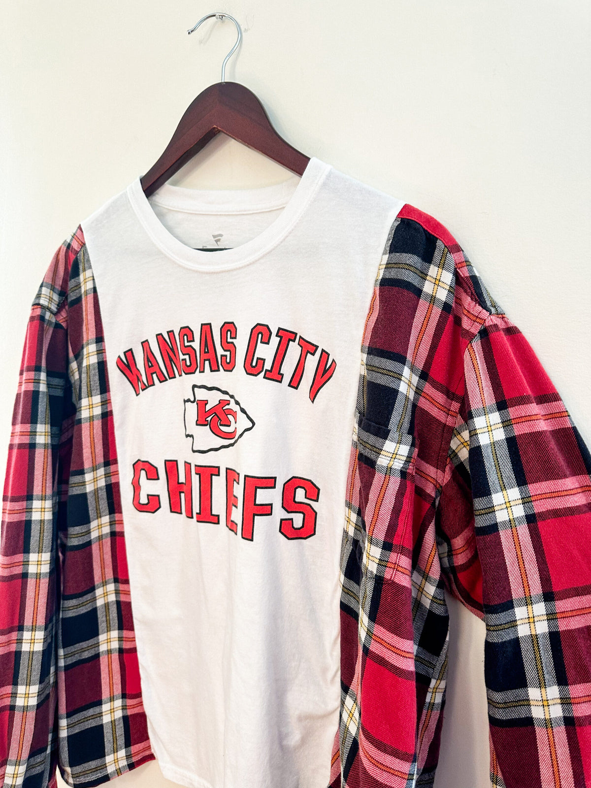 Kansas city chiefs plaid jacket.