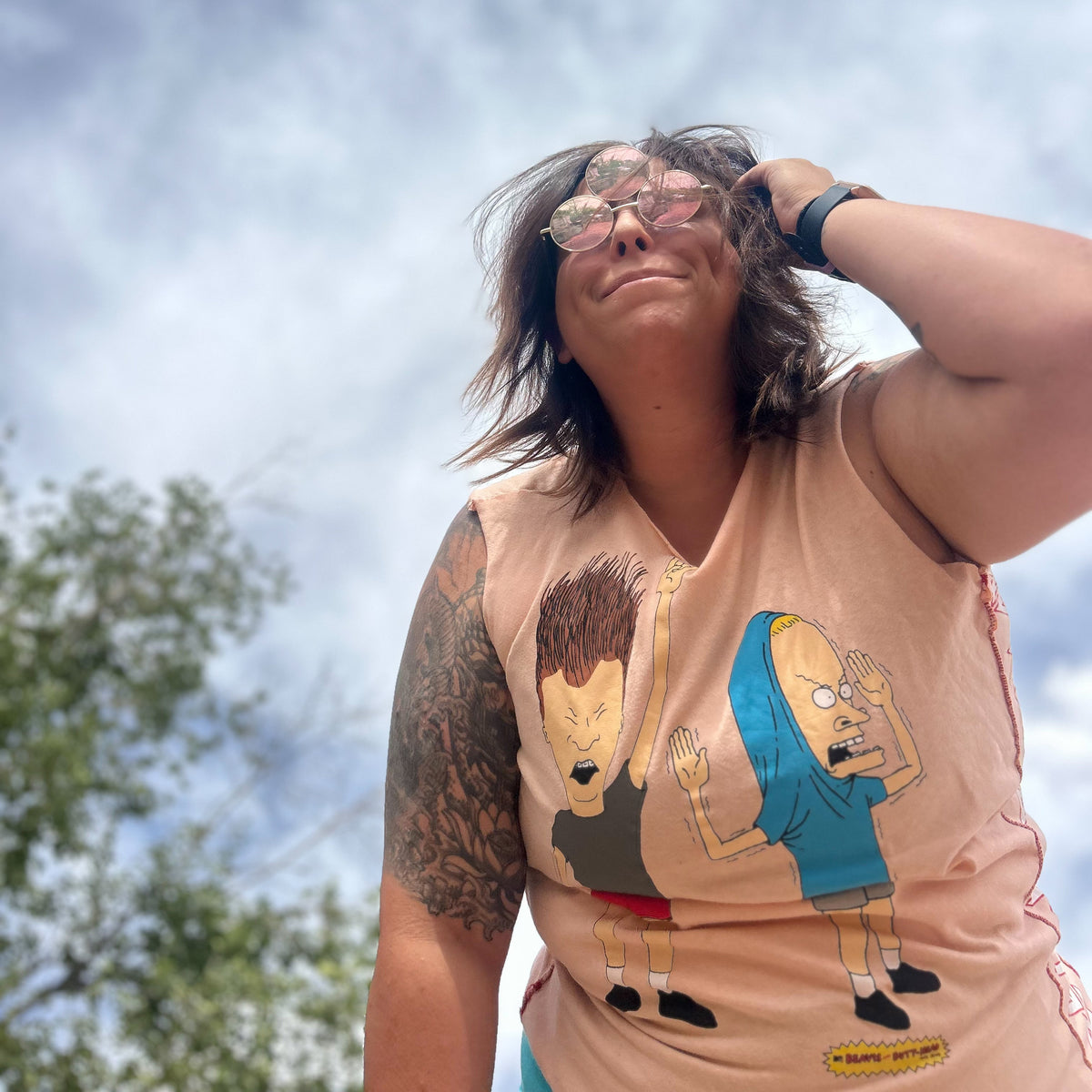 Beavis and Butt-Head Smiley Tank Dress by The Modern Alien, photo 3