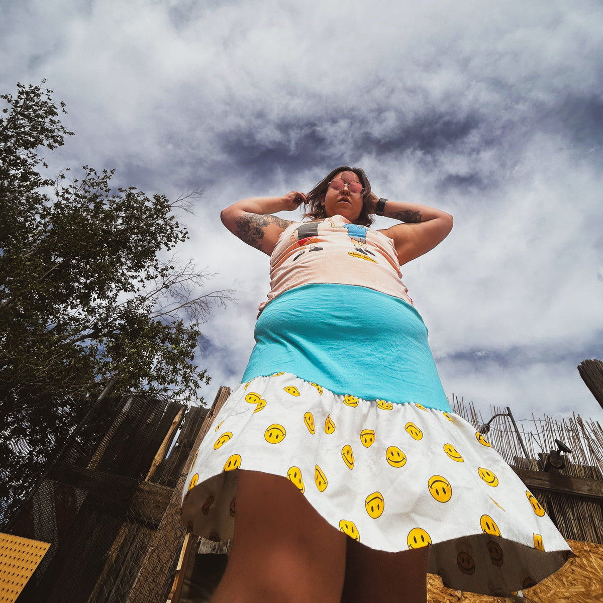 Beavis and Butt-Head Smiley Tank Dress by The Modern Alien