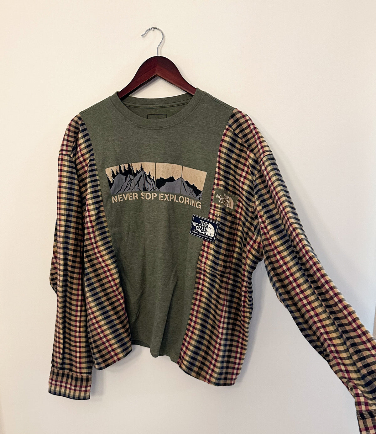 Northface flannel rework - unisex