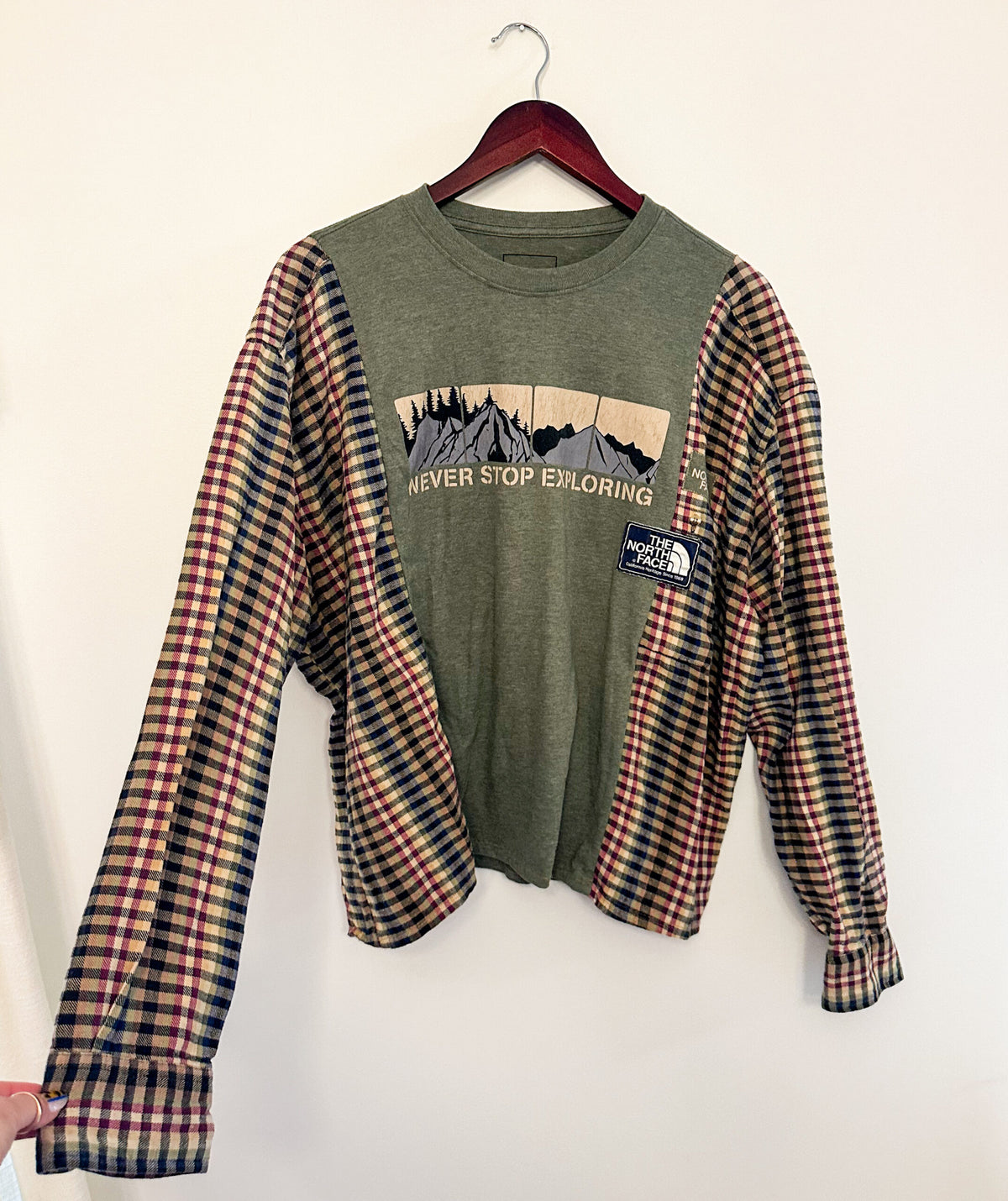 Northface flannel rework - unisex