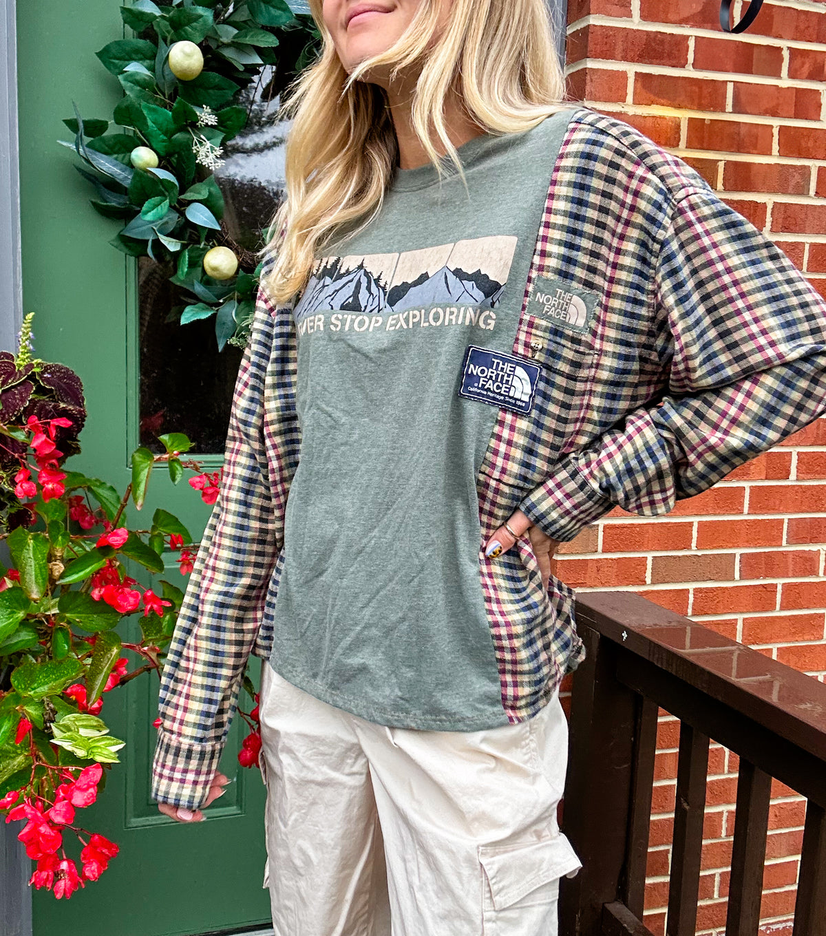 Northface flannel rework - unisex