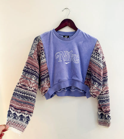 A sweater on a swinger.