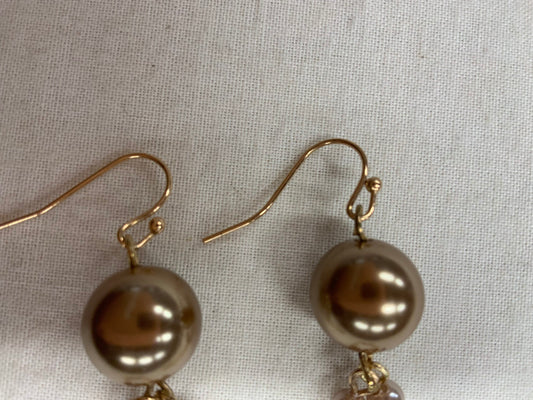 Pearl Chain Drop Earrings