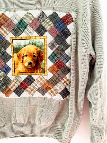 Vintage Quilt / Dog Sweater
