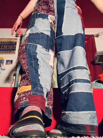 a person standing on top of a red carpet.