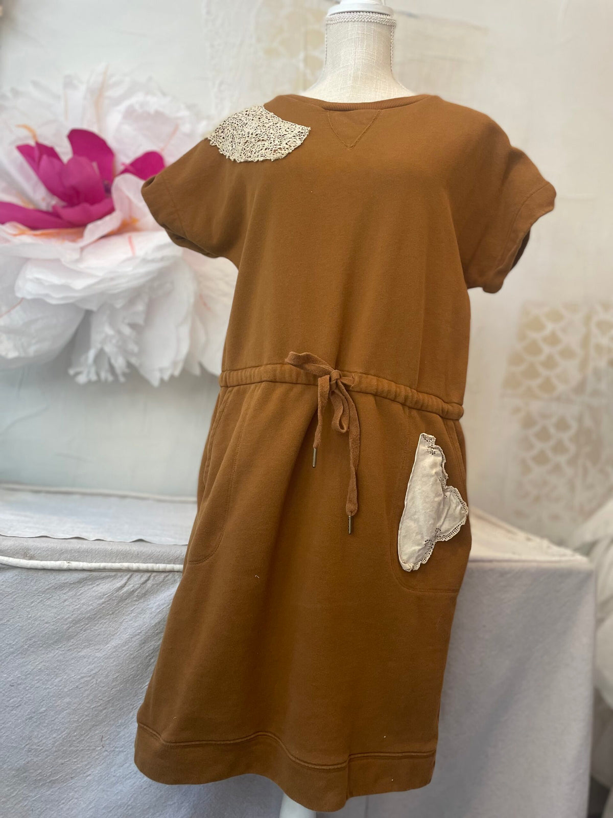 Up-cycled Organic Cotton Sweatshirt Dress
