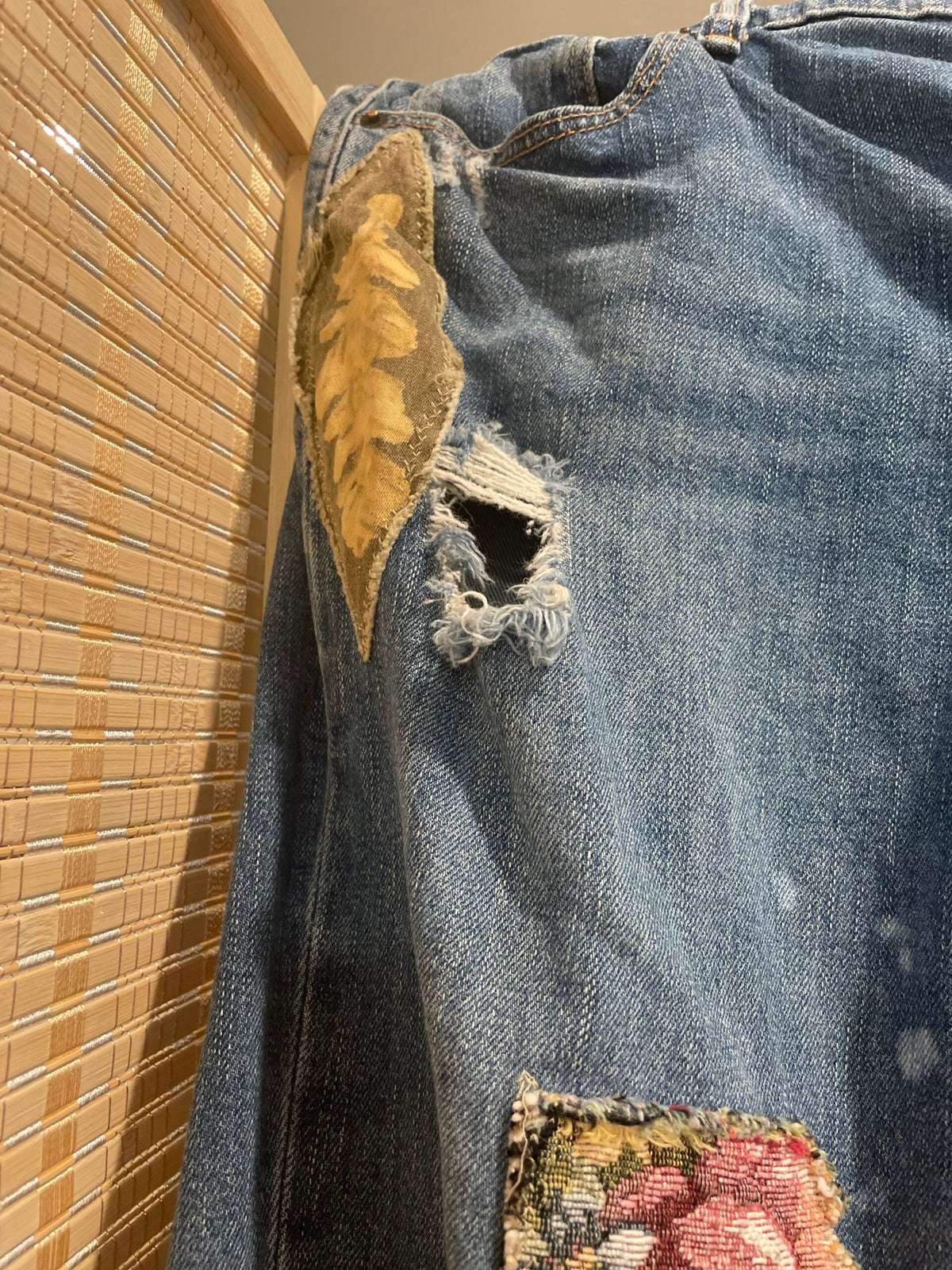 "Ancestral Vibes" Blue Jeans