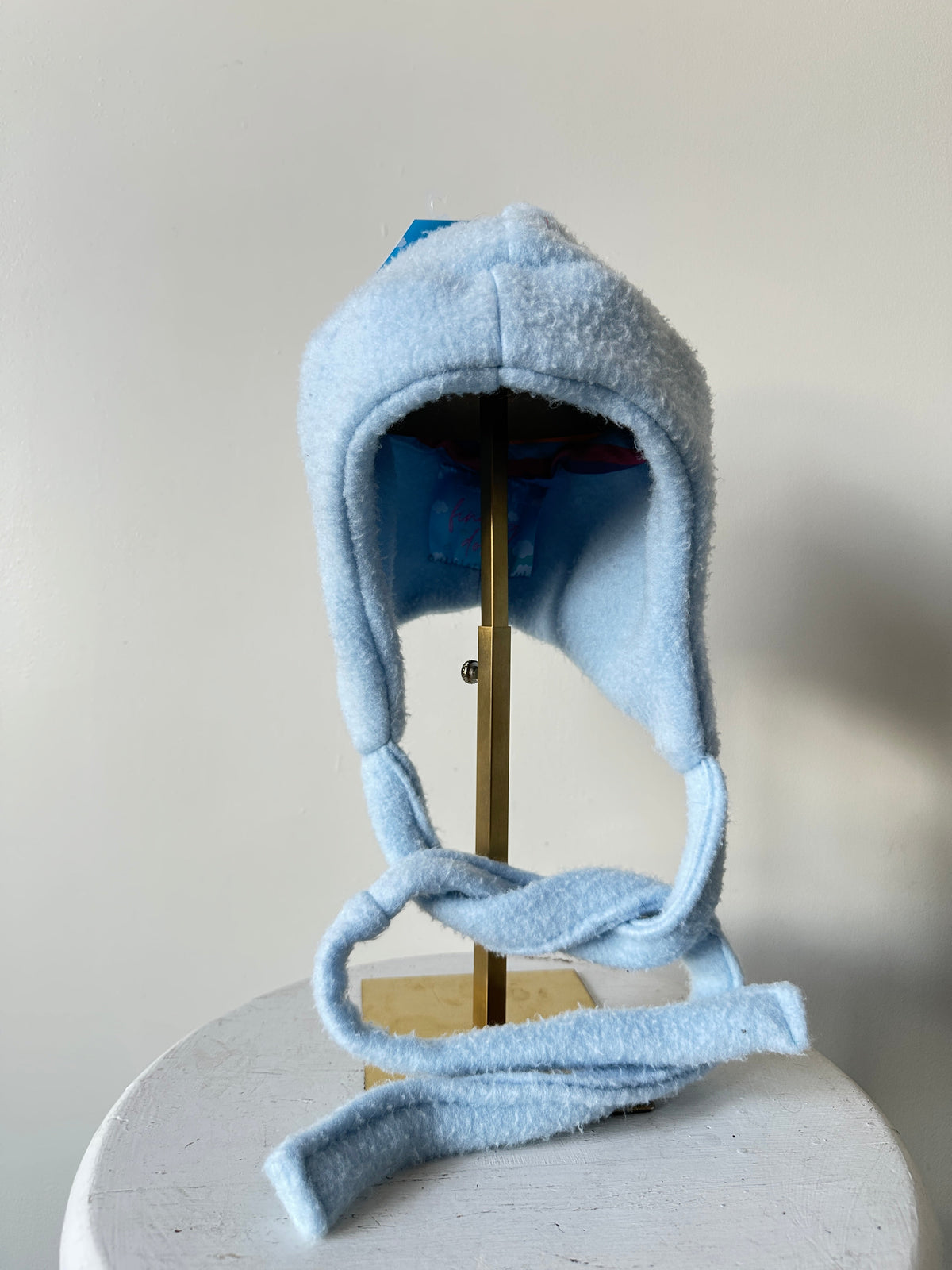 Baby Blue Vintage Fleece Cap by Finding Doll, photo 2