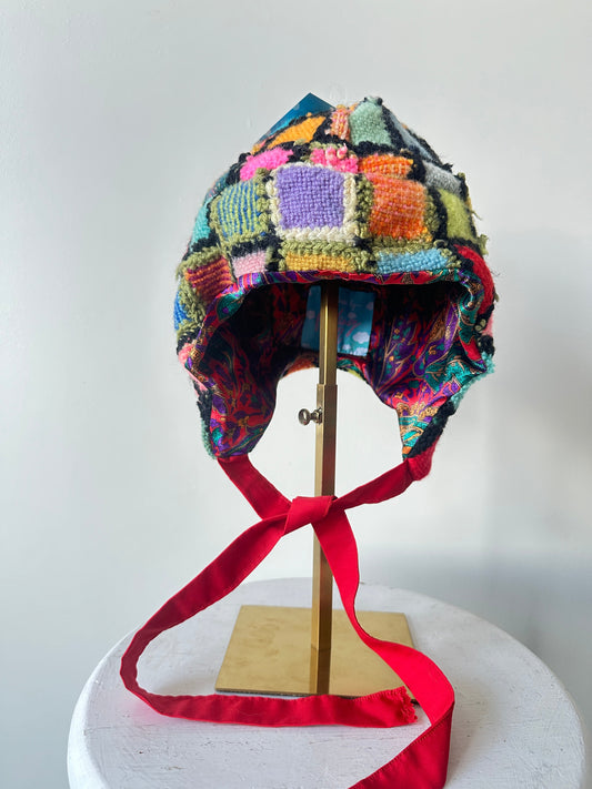 Rainbow Crochet Wool Winter Cap by Finding Doll, photo 2