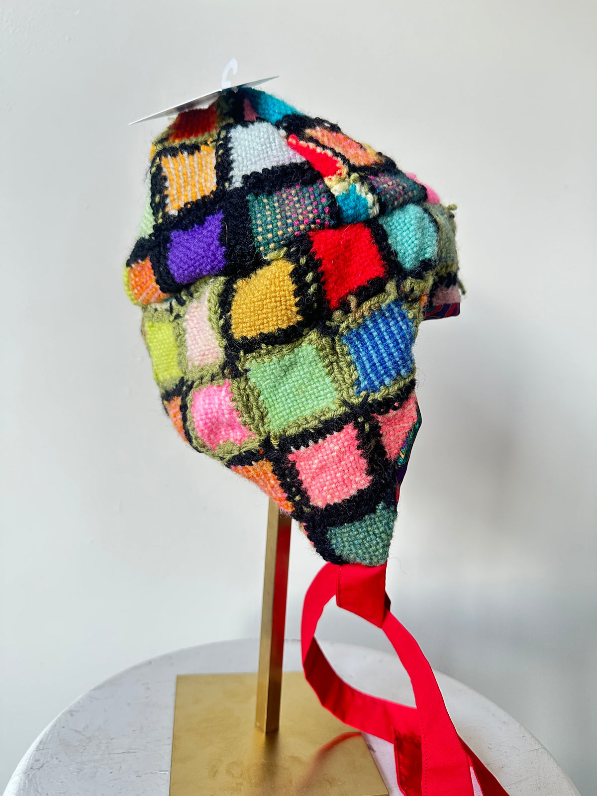 Rainbow Crochet Wool Winter Cap by Finding Doll, photo 3