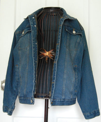 Hand Painted Original Jacket Modern Take on The Fool Tarot Card
