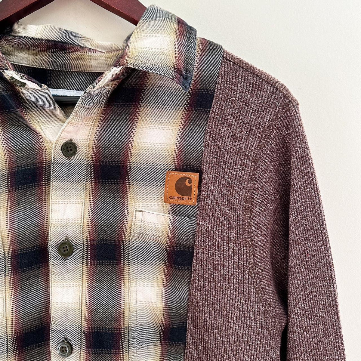 Carhartt flannel long sleeve shirt.