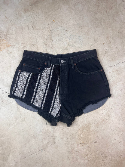 Baja Patchwork Denim Shorts