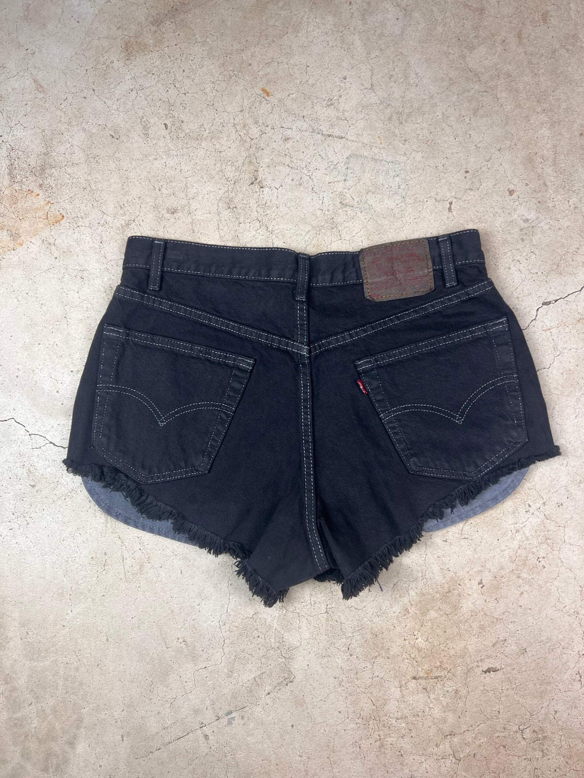 Baja Patchwork Denim Shorts