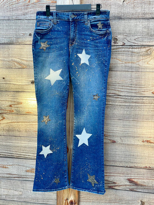 A Star is BORN Y2K Upcycled Denim Jeans