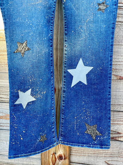 A Star is BORN Y2K Upcycled Denim Jeans