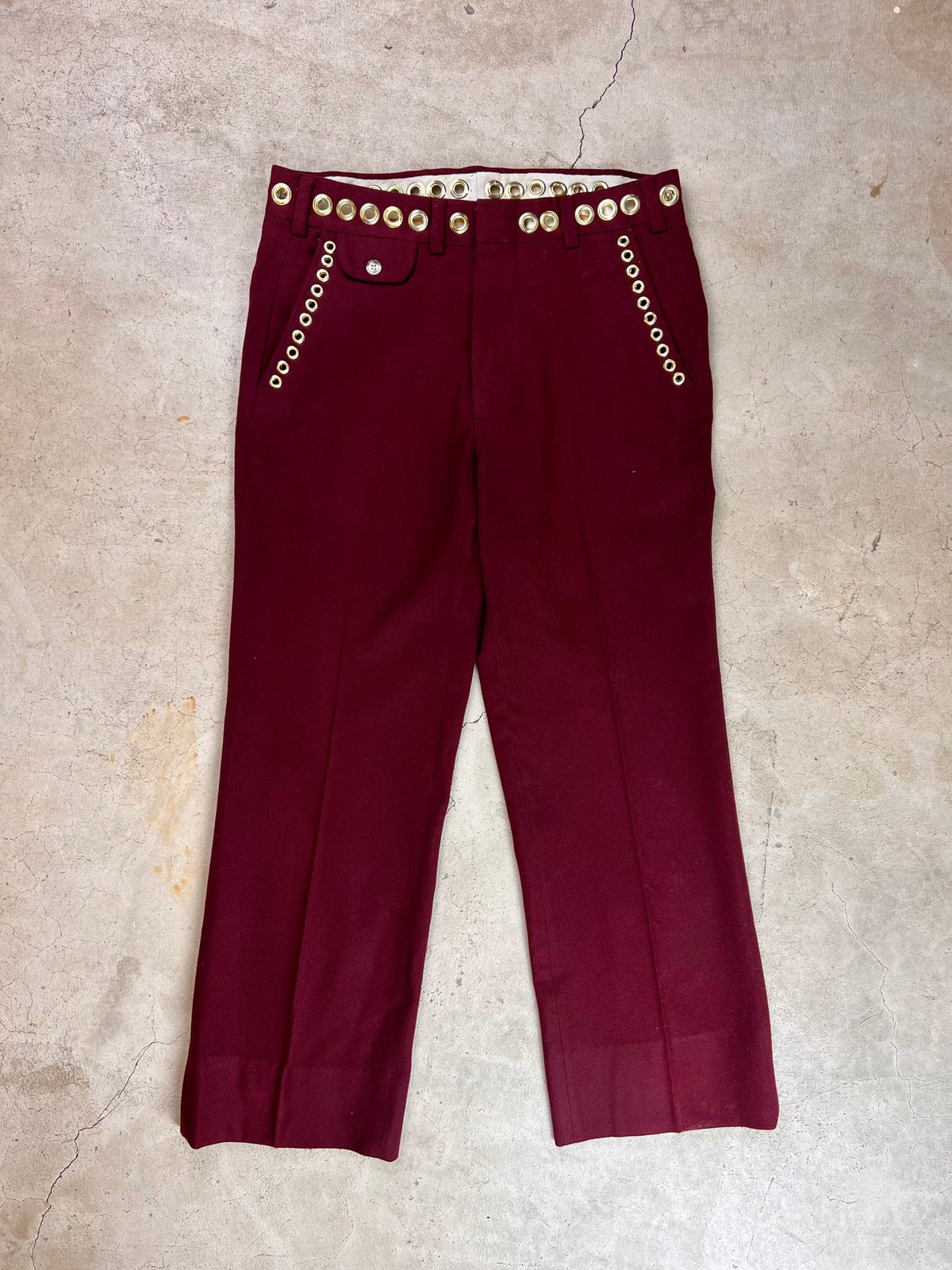 Grommeted Stud Trousers