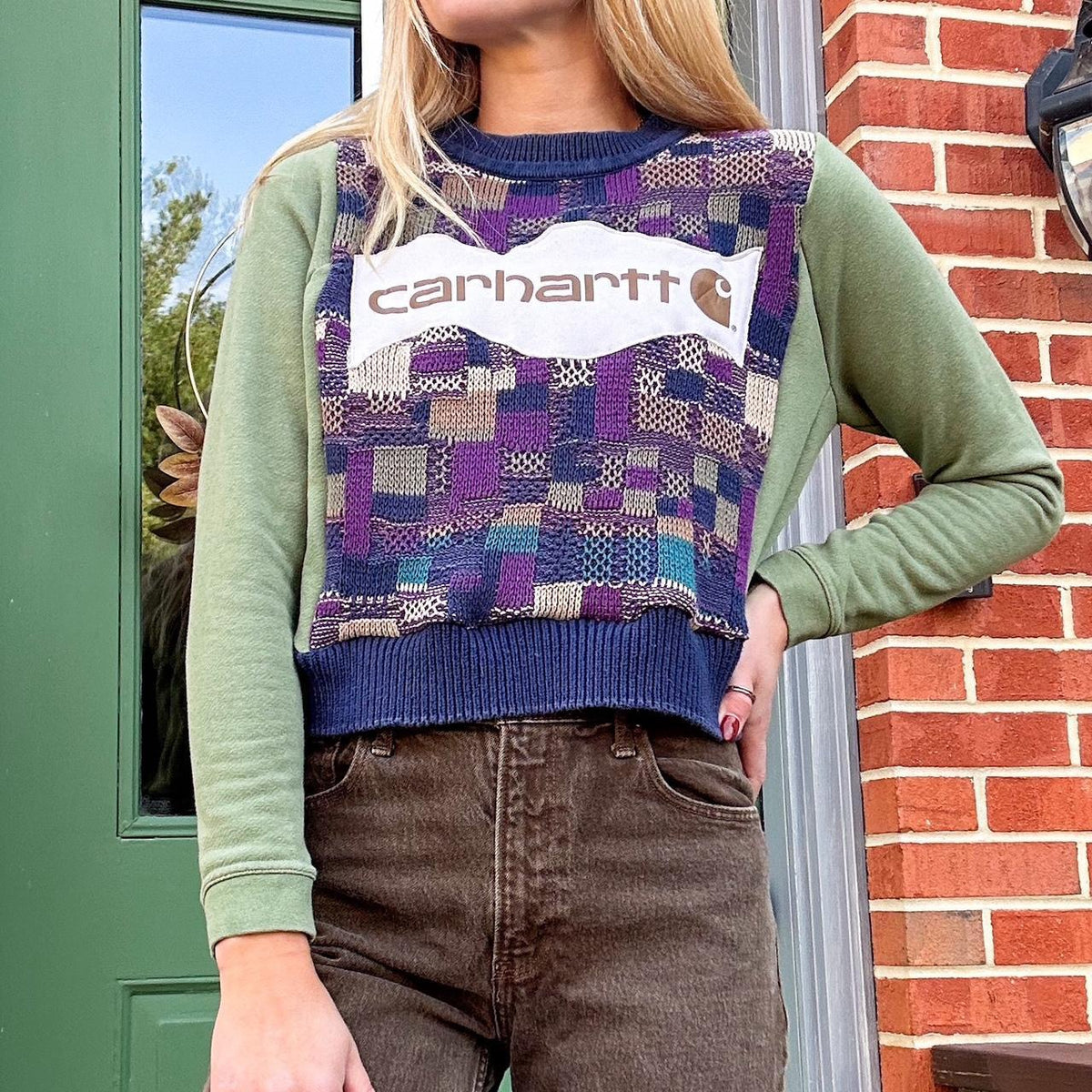 Carhartt Vintage Sweater Rework
