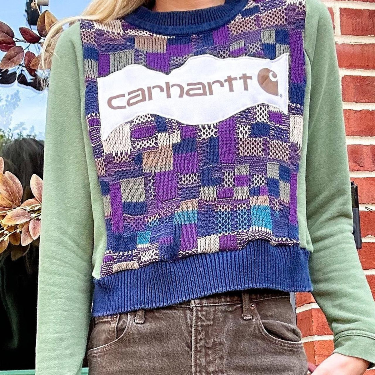 Carhartt Vintage Sweater Rework