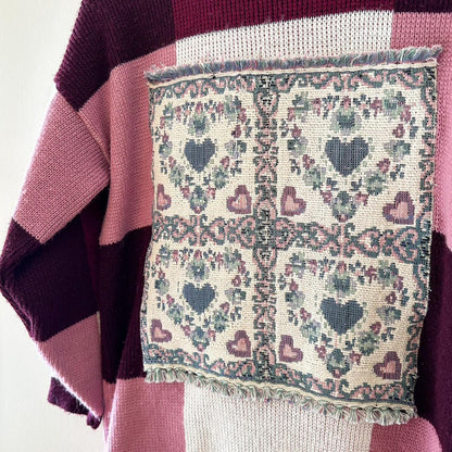 Vintage Patchwork Quilt Sweater